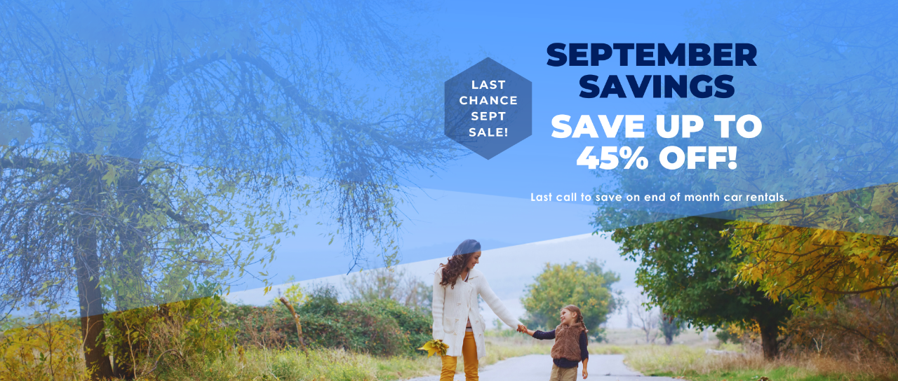 Fox Rent a Car - LATE SEPTEMBER SPECIAL, 15% Off!