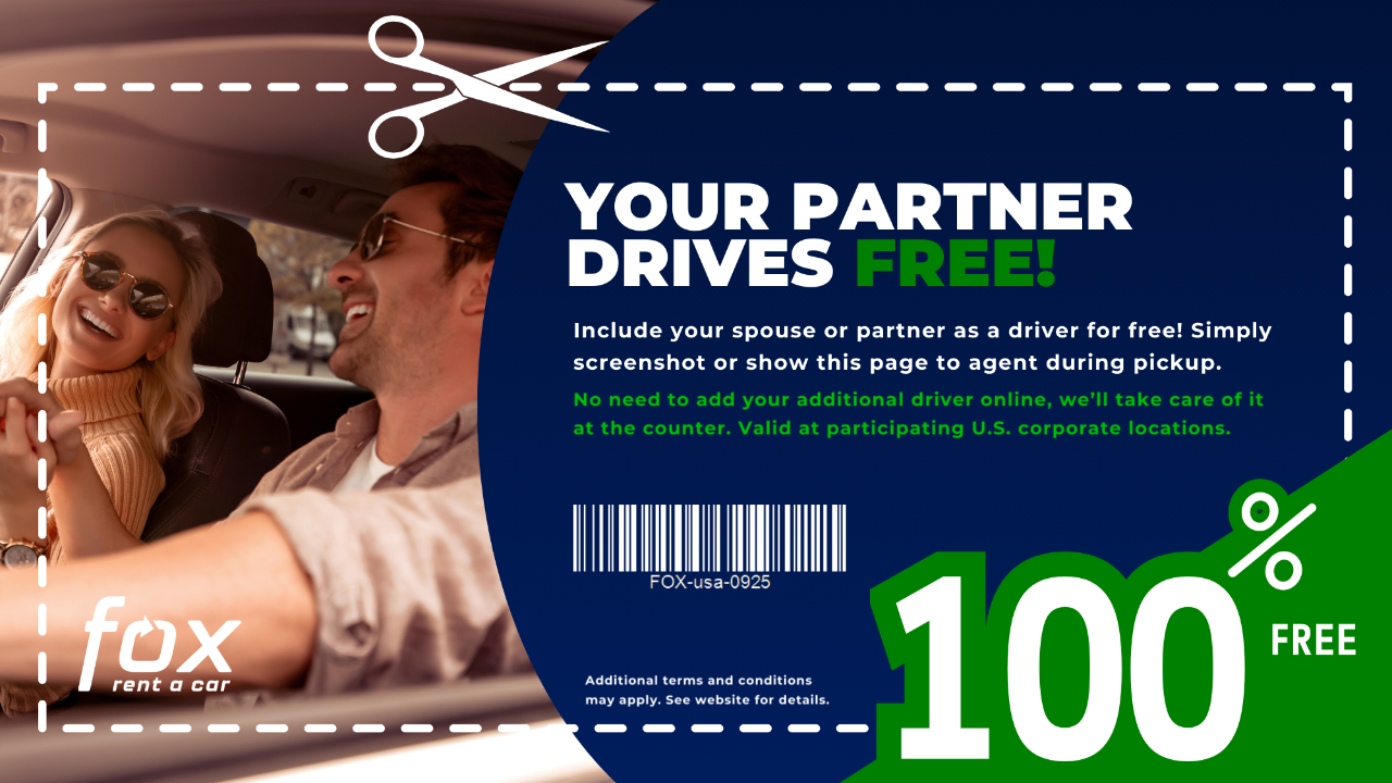 Free Additional Driver