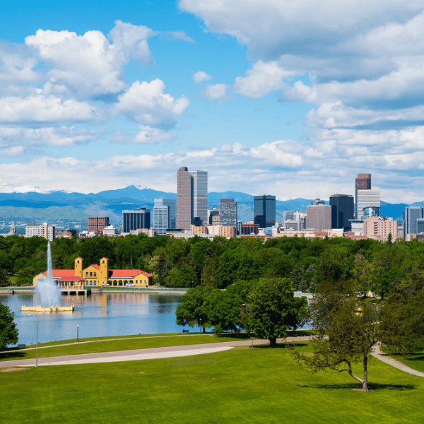 denver colorado view of city