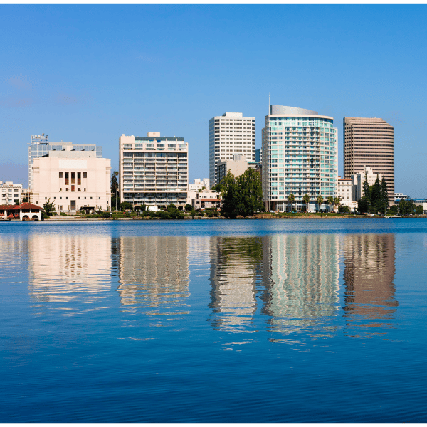 Oakland view across water